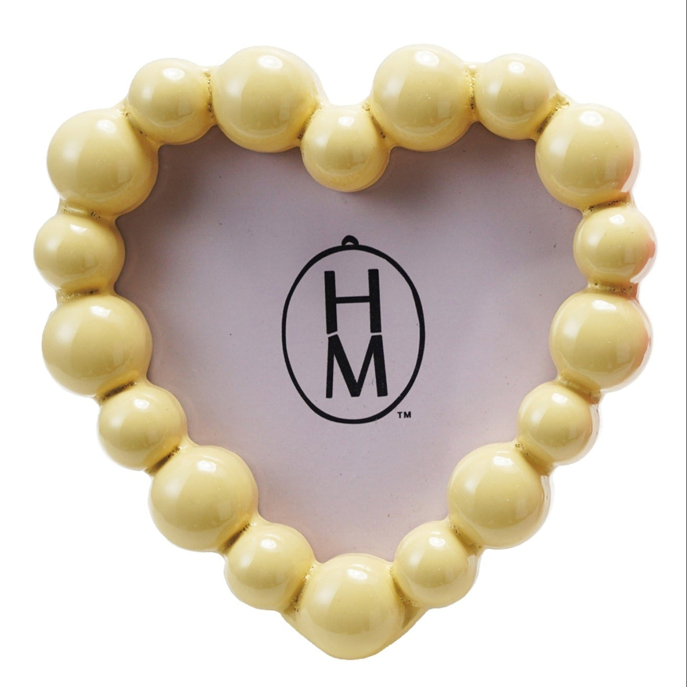 Hazel Mazel Heartshaped Hobnail Frame